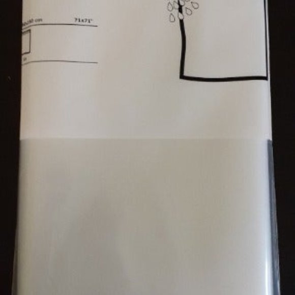 COPY - IIKEA NACKTEN SHOWER CURTAIN CLEAR 71"X7 - Picture 3 of 3